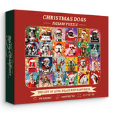 Puzzle Jigsaw de Noël pour Chiens 1000 Pièces